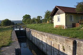 Schleusenwärterhaus am Alten Kanal