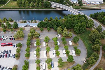 Wohnmobilstellplatz an der Schiffsanlegetelle Berching