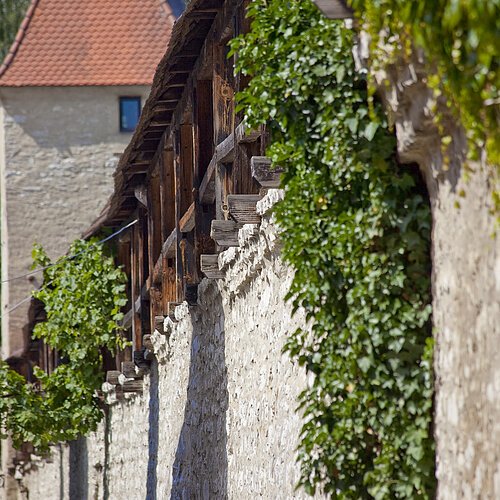 Begehbare Stadtmauer Berching