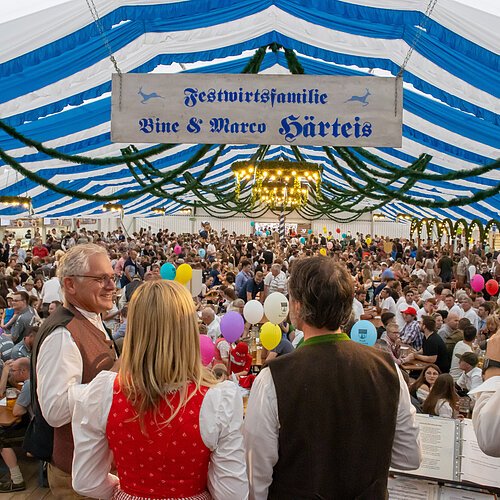 Pfingstvolksfest Berching Festzelt