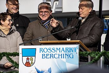 Rossmarkt in Berching - Rede von Bundeslandwirtschaftsminister Alois Rainer