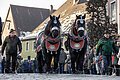 Rossmarkt in Berching - Pferdeauftrieb