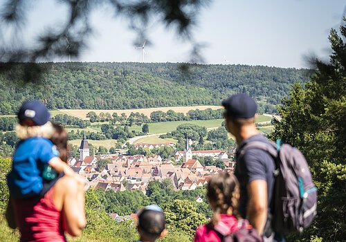 Aussichtspunkt oberhalb von Berching
