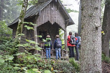 Wanderer an der Marienklause