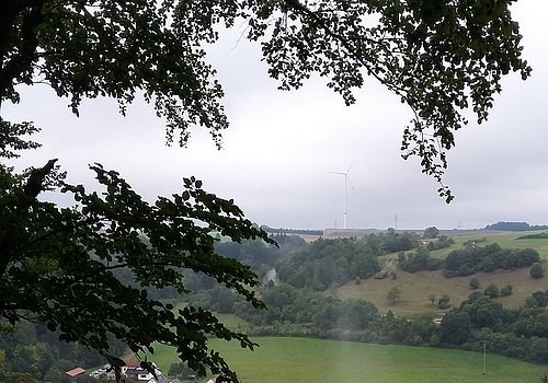 Blick ins Tal vom Jurasteig