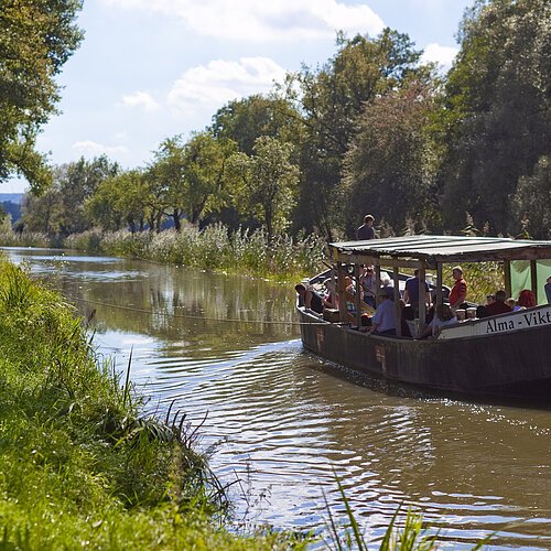 Treideln am König Ludwig Kanal