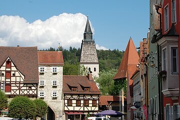 Mittlerer Tor und St. Lorenz Kirche