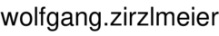 wolfgang.zirzlmeier